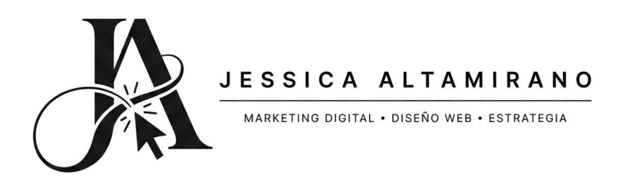 logotipo de Jessica Altamirano con letras negras horizontal